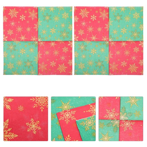 100 pcs salviette natalizie - salviette,